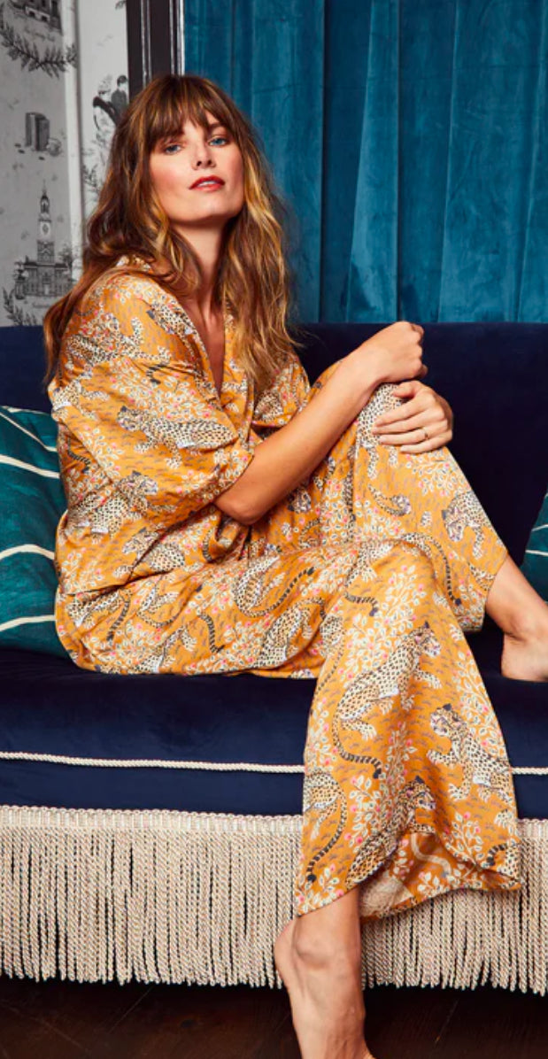 Satin Wildest Dreams Set-Tobacco Bagheera