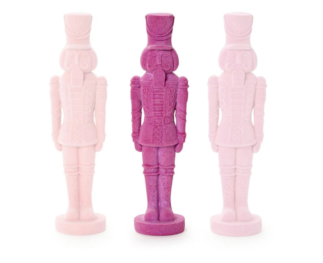 Flocked Nutcracker