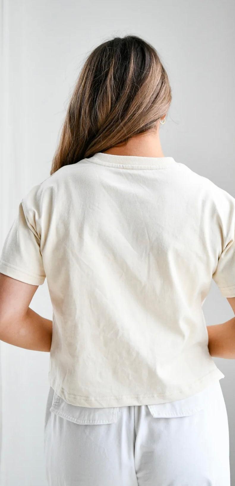 ARKANSAS LASSO LUXE HEAVYWEIGHT CROP TEE