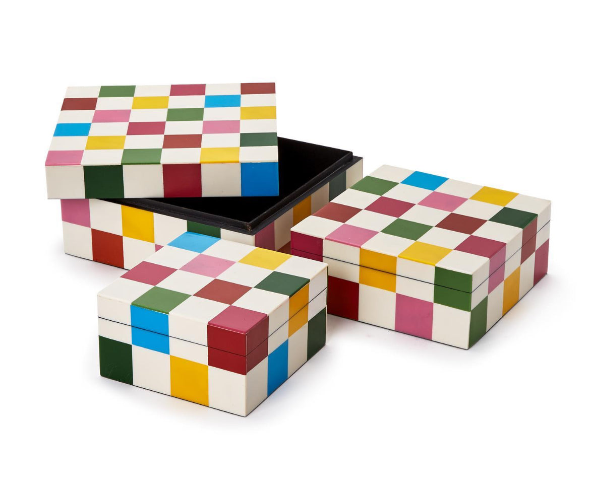 Colorblock Resin Box