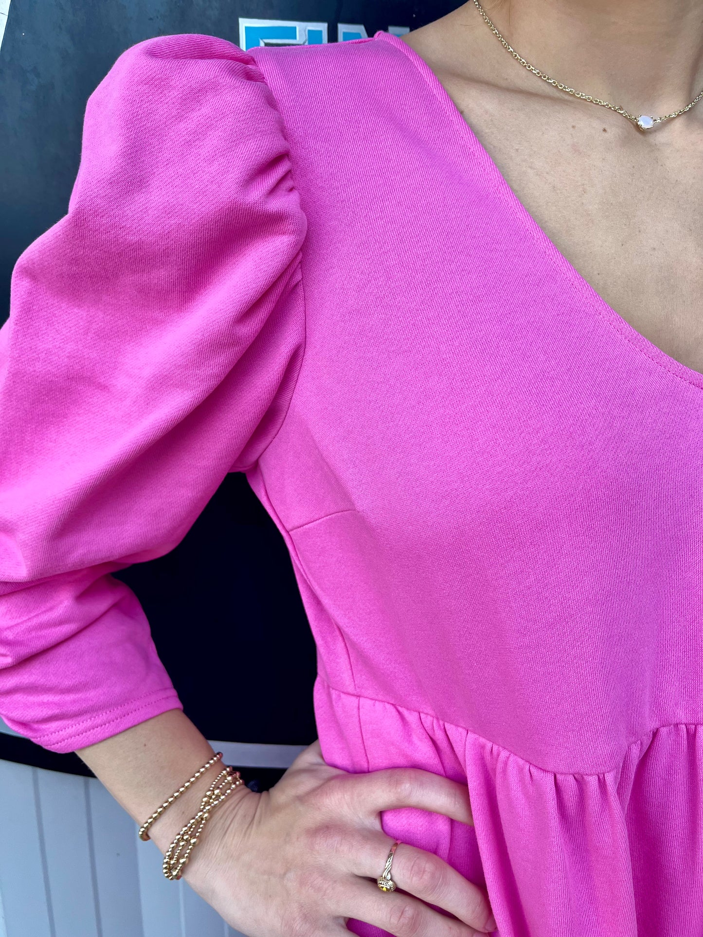 Blake Dress - Fuchsia