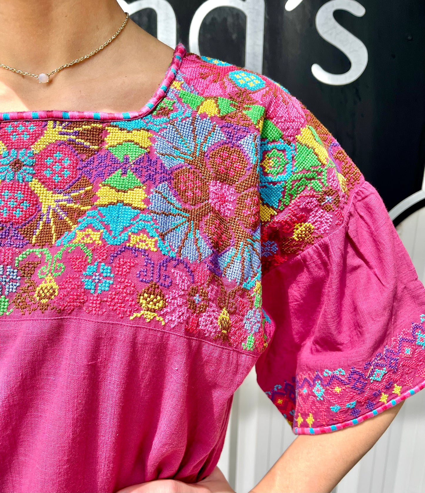 Confetti of Colors Top - Magenta