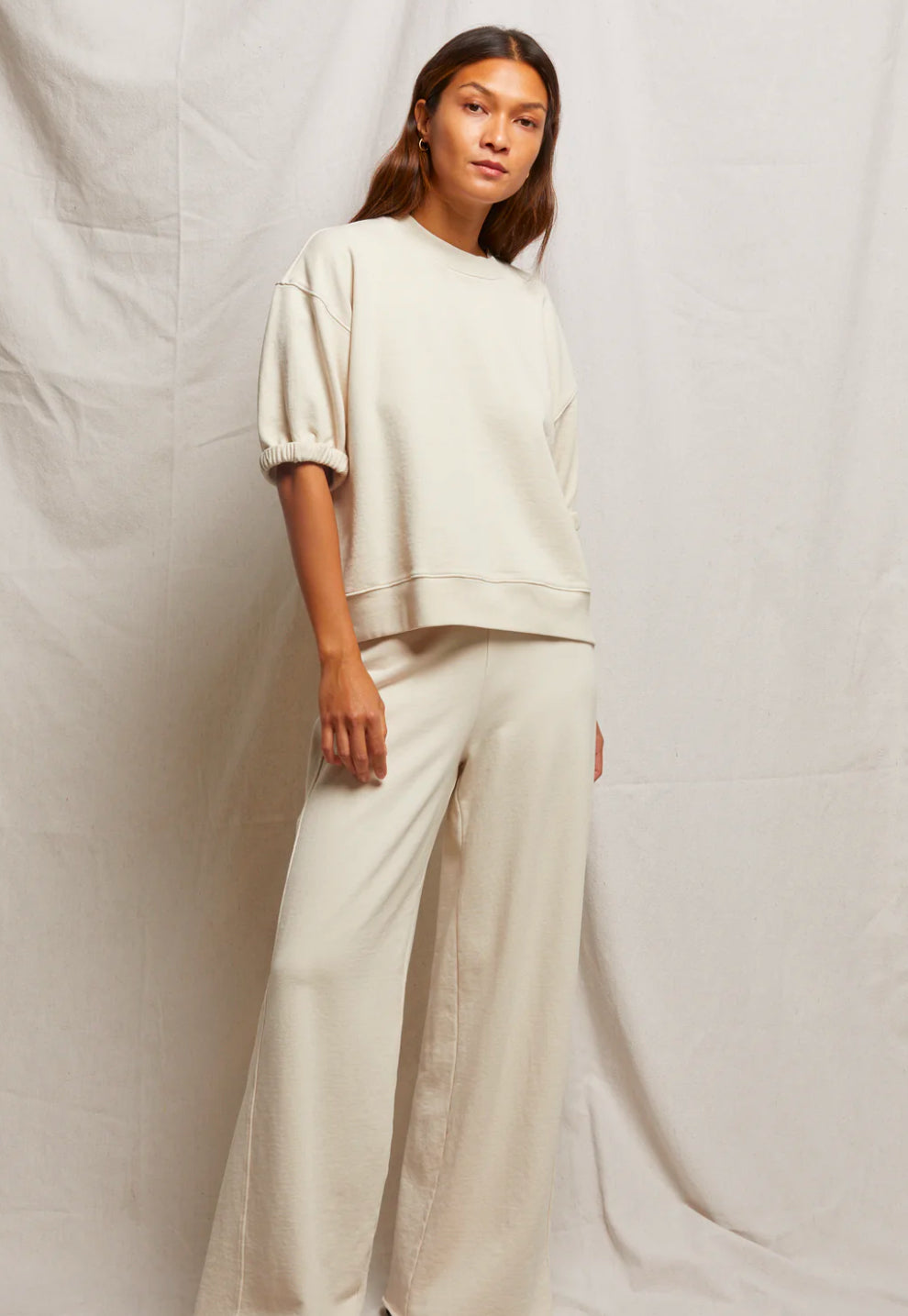 Rebecca Roll Sleeve Sweatshirt