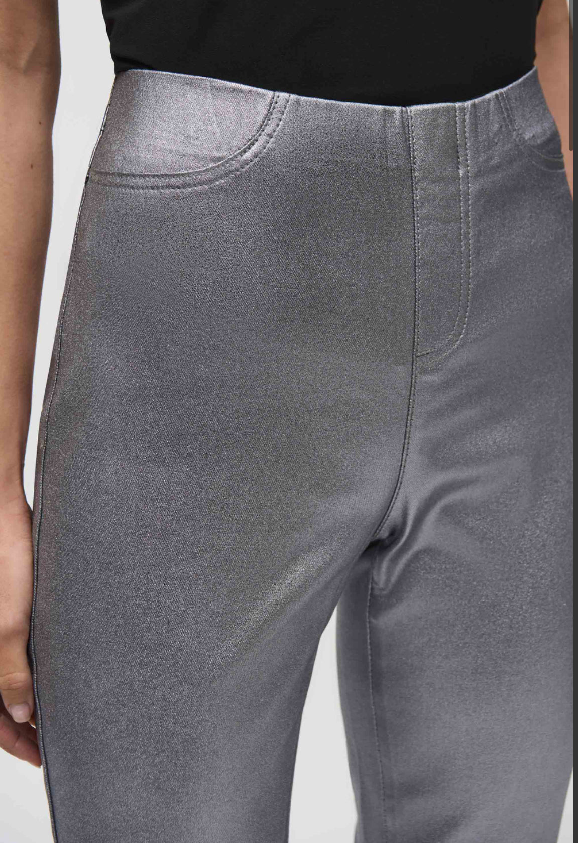 Joseph Ribkoff Metallic Slim Jean