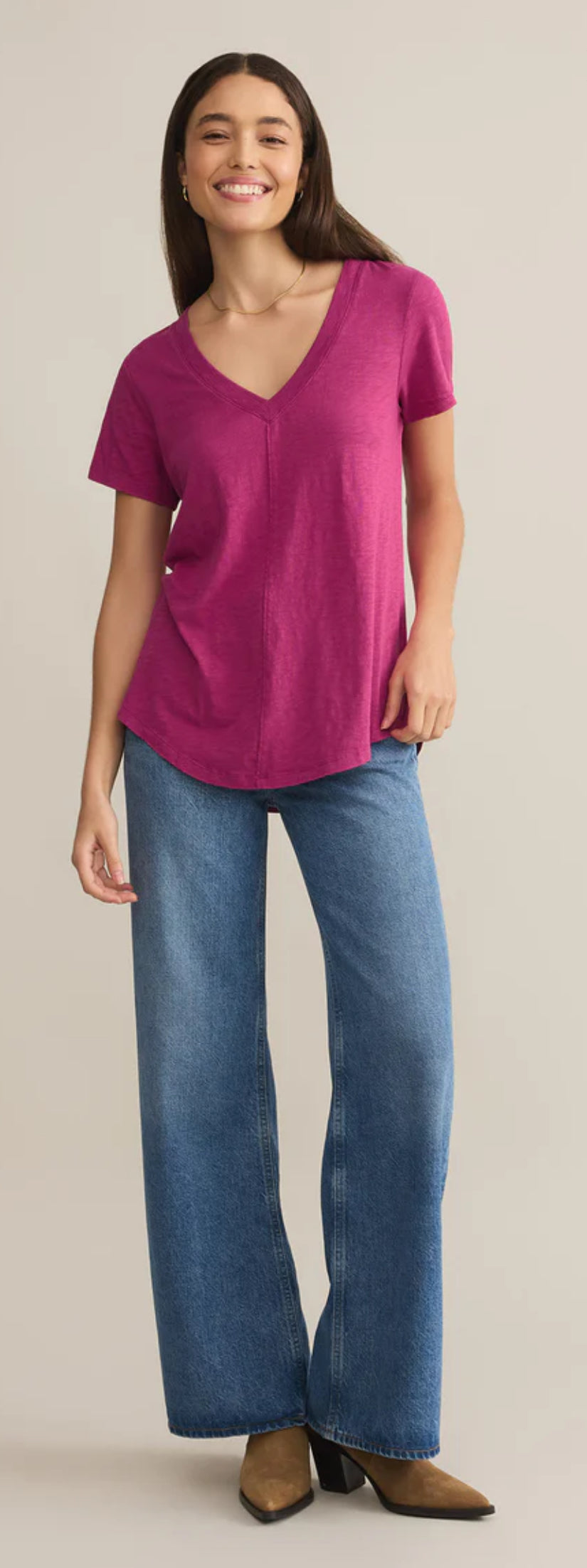 Asher V Neck Tee