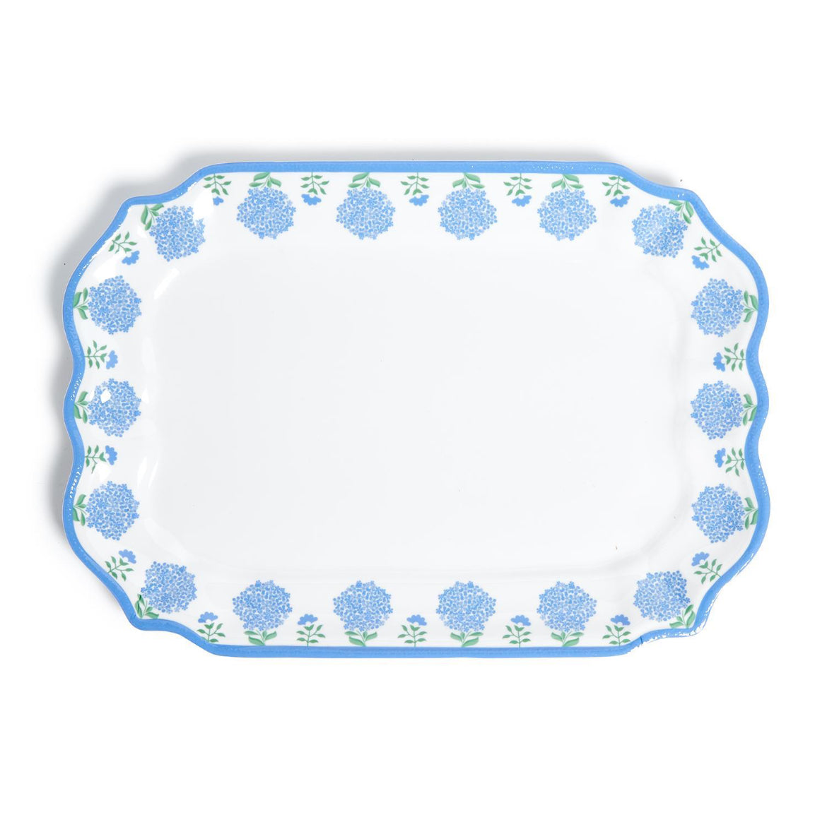 Hydrangea Melamine Platter