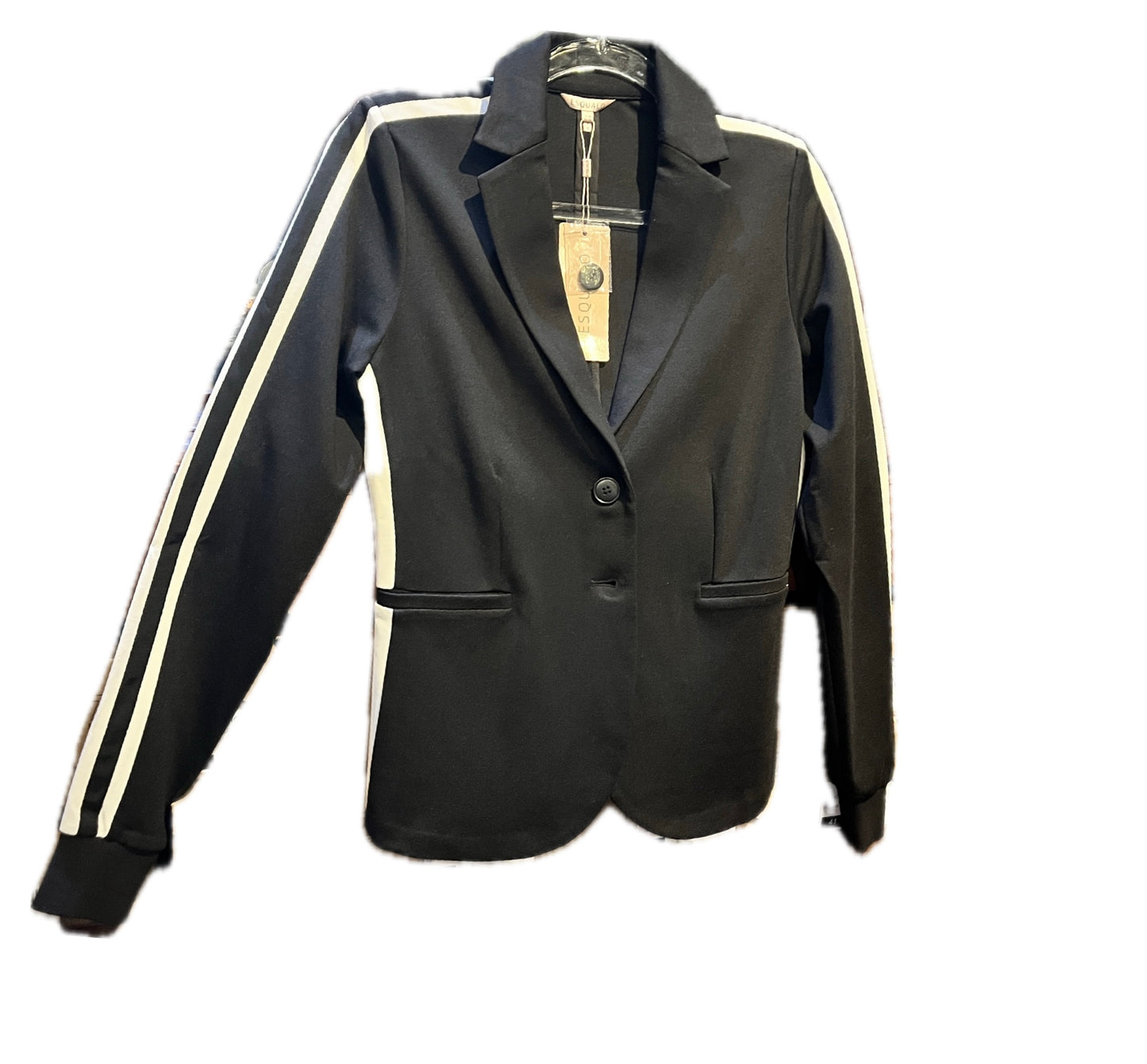 Modal Blazer with Stripe