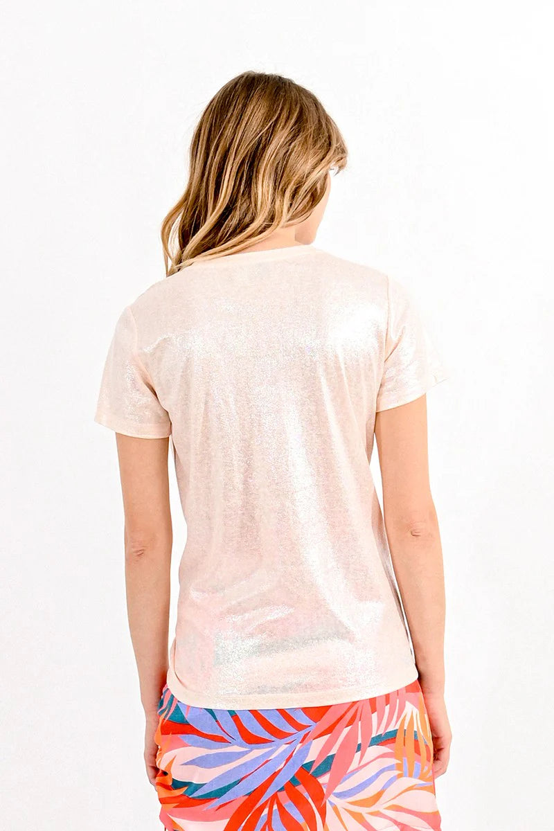 Pearly Crewneck Top