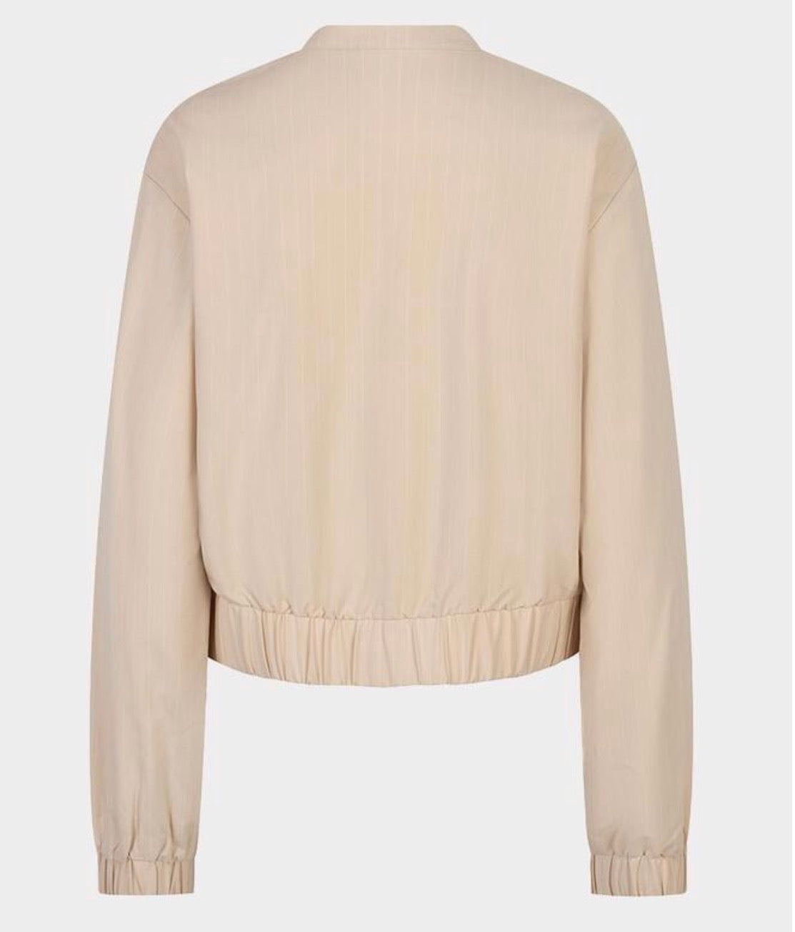 Pinstripe Bomber-Light Sand