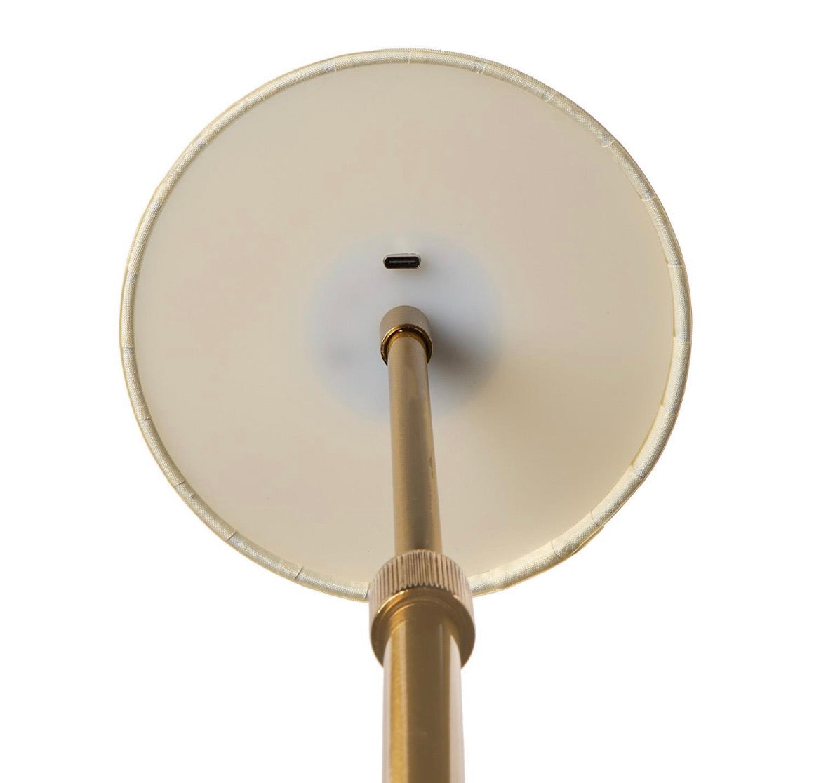 Pleated Fabric Cordless Rechargeable Lamp