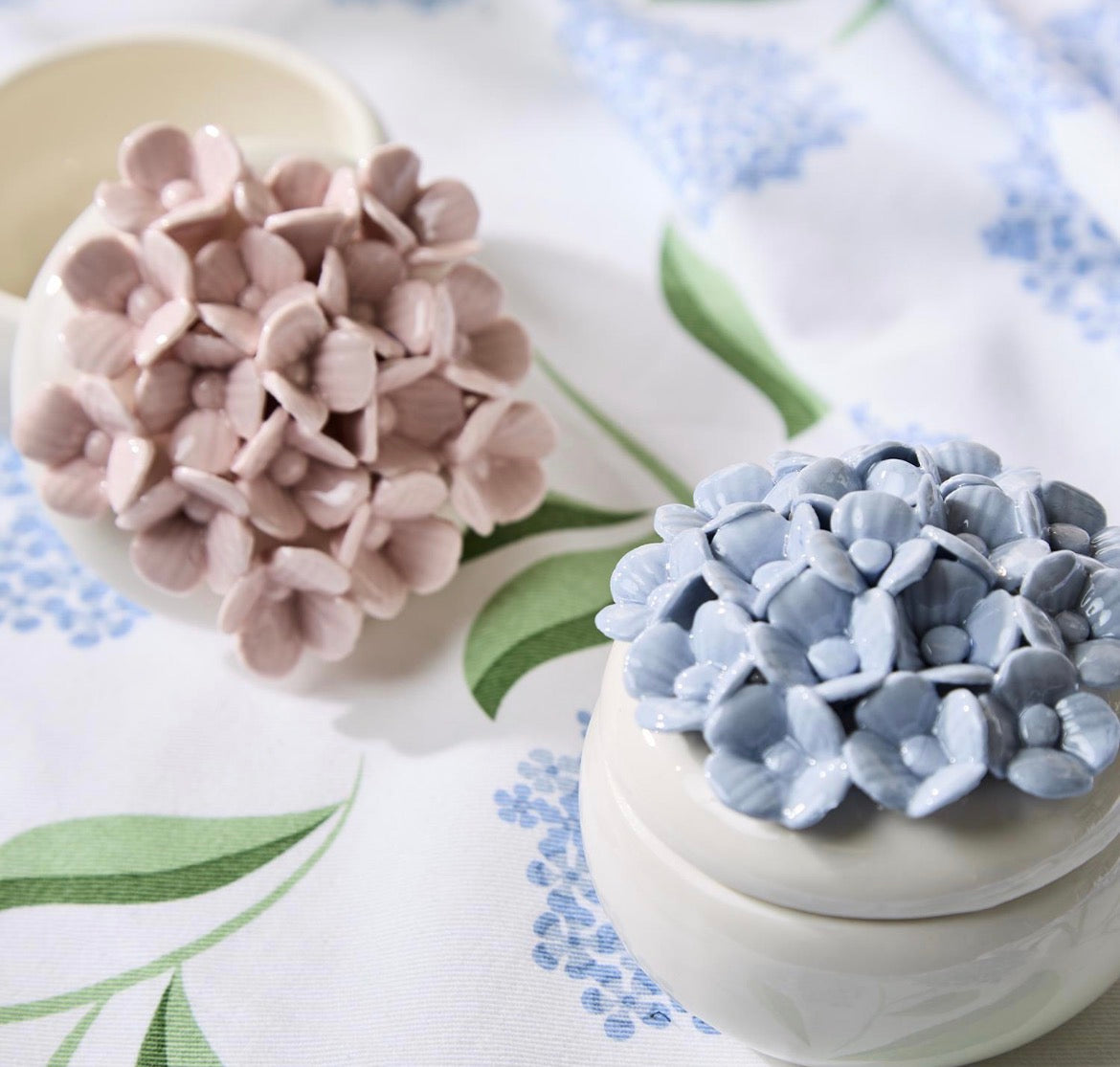 Hydrangea Trinket Jewelry Box