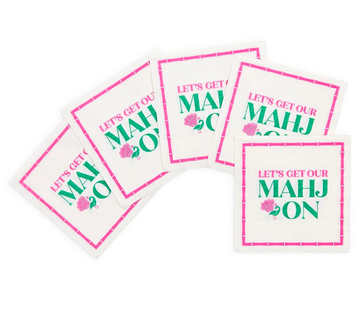Mahjong Cocktail Napkins