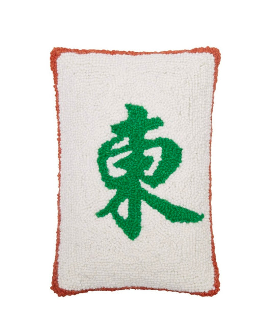 Mah Jong Wind Tile Hook Pillow