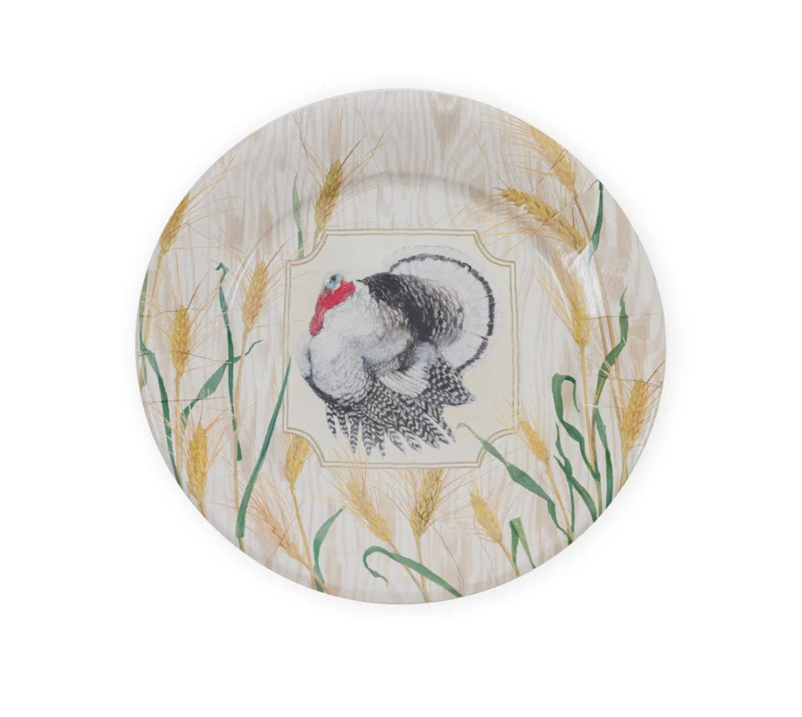 Homestead Turkey Dinner Plates-Set of 8