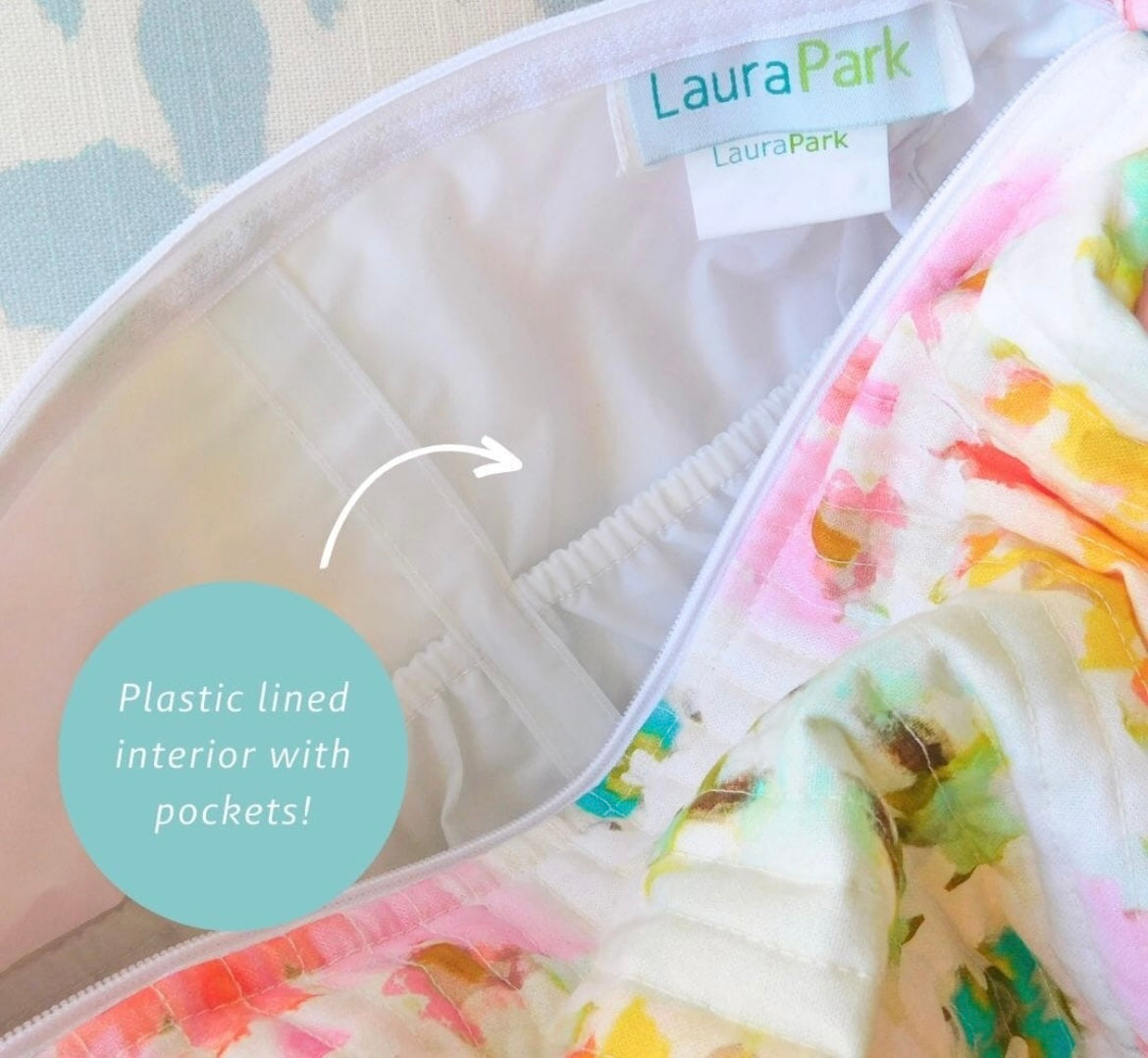 Laura Park Large Cosmetic Bag-Brooks Avenue