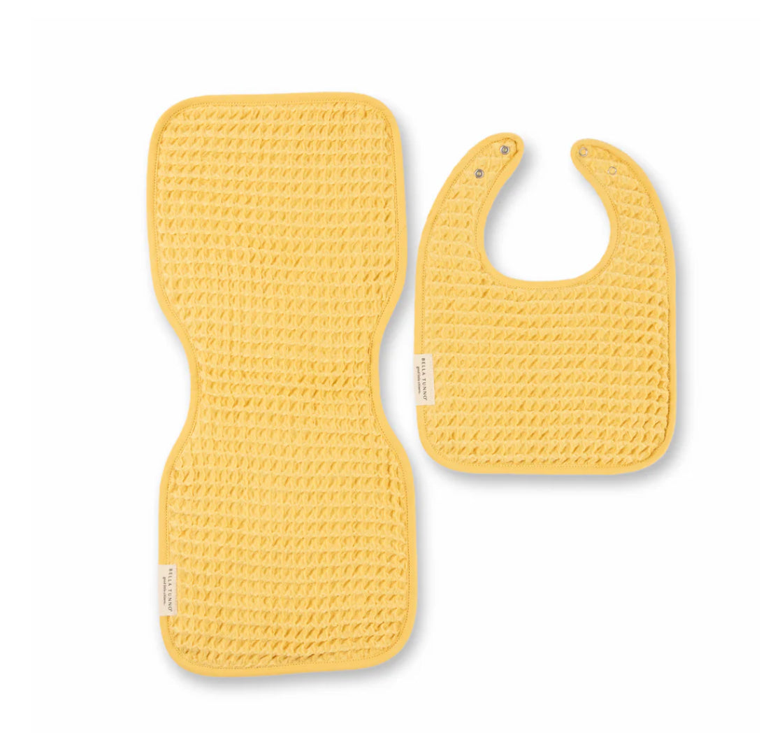 Bella Tunno Bib & Burp Cloth Set
