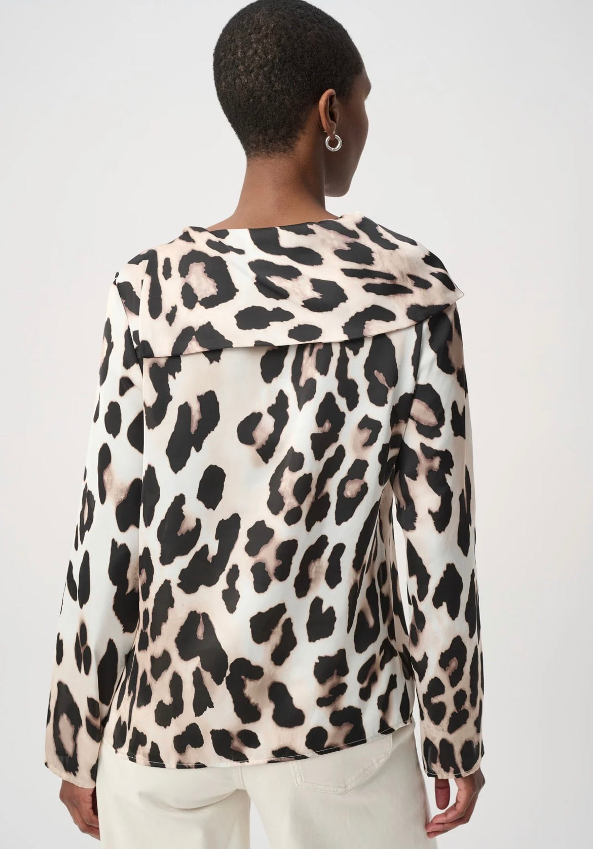 Leopard Satin Top