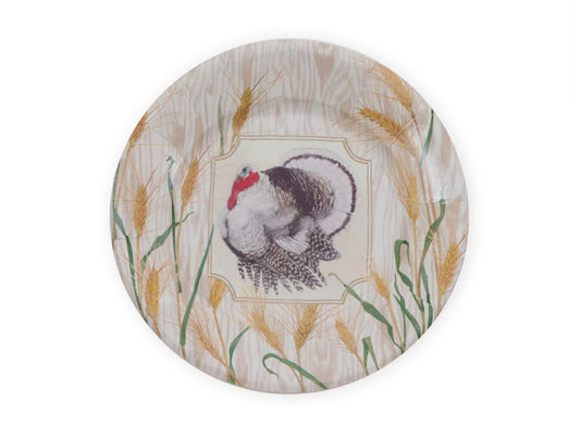 Homestead Turkey Dessert/Salad Plate-set of 8