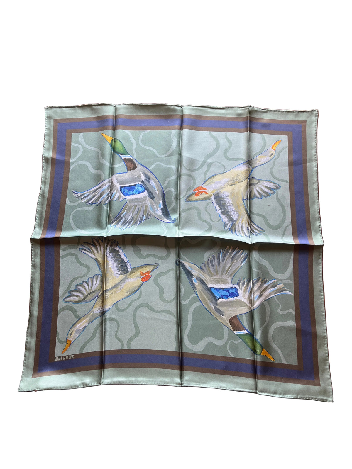 Mallard Silk Scarf