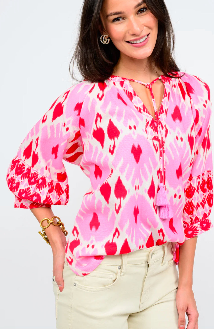 Ikat Your Heart Top
