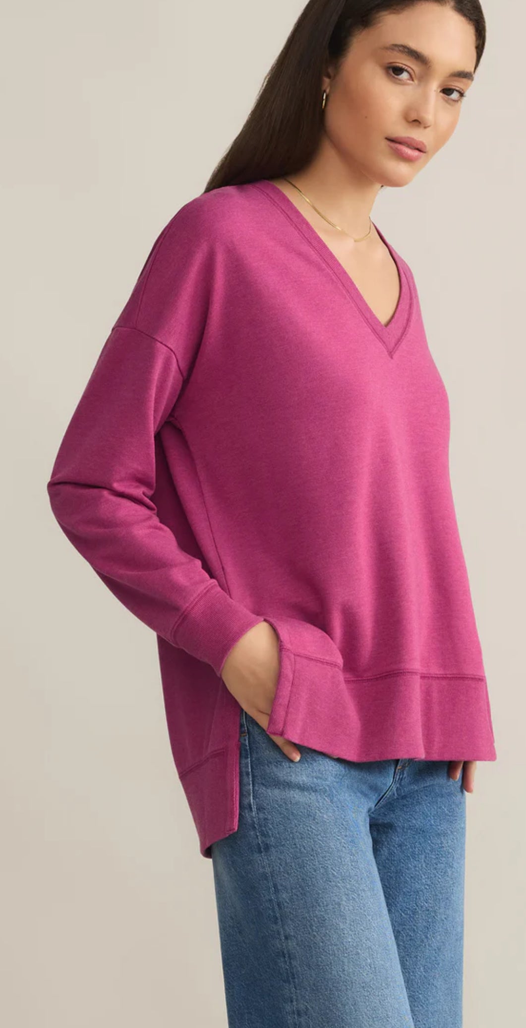 Modern V-Neck Weekender