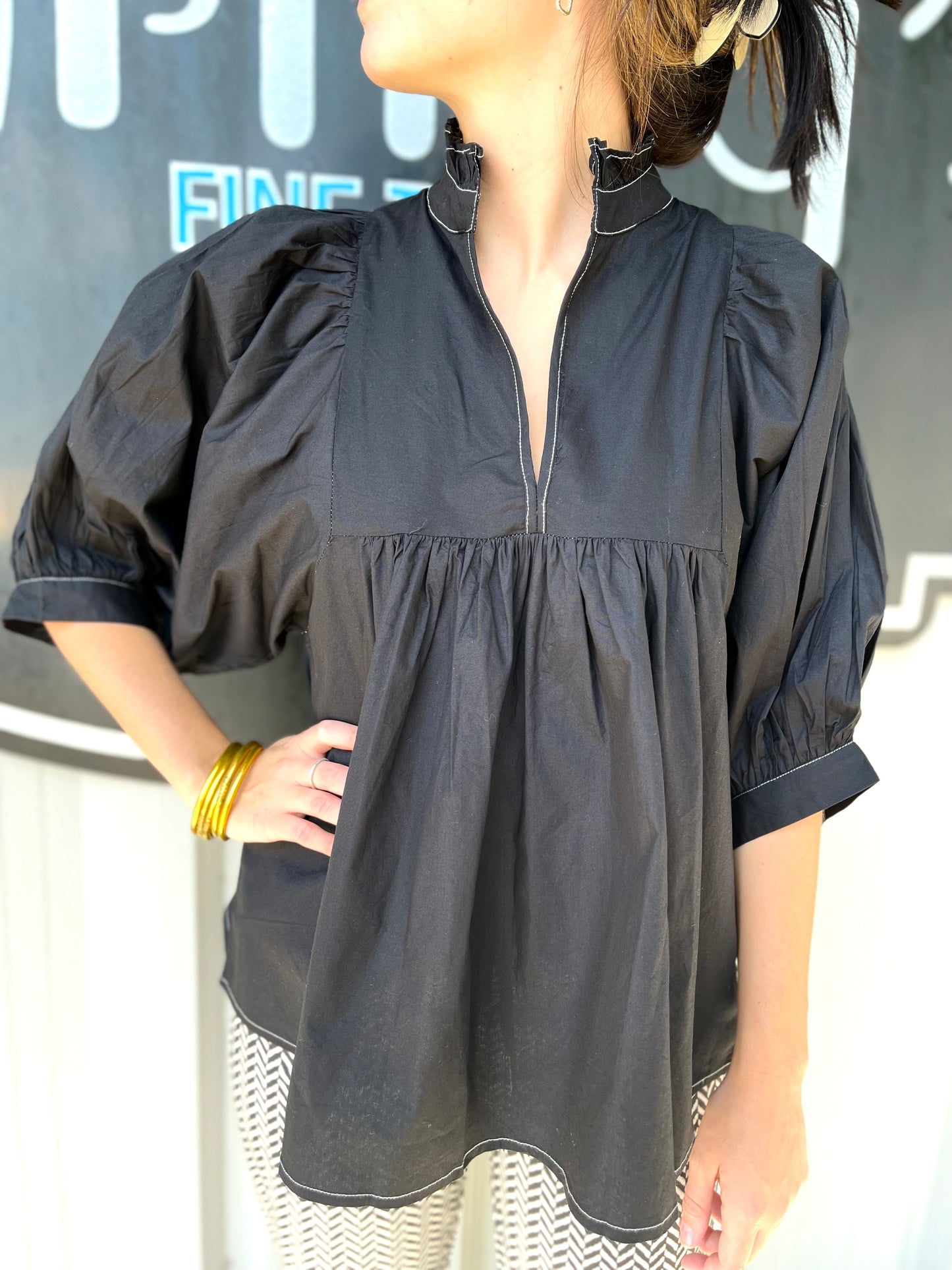 High Neck Top