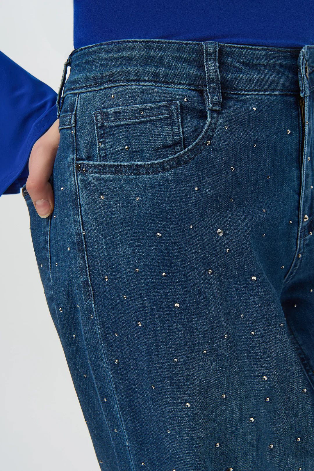 Sparkle Wide-Leg Jean
