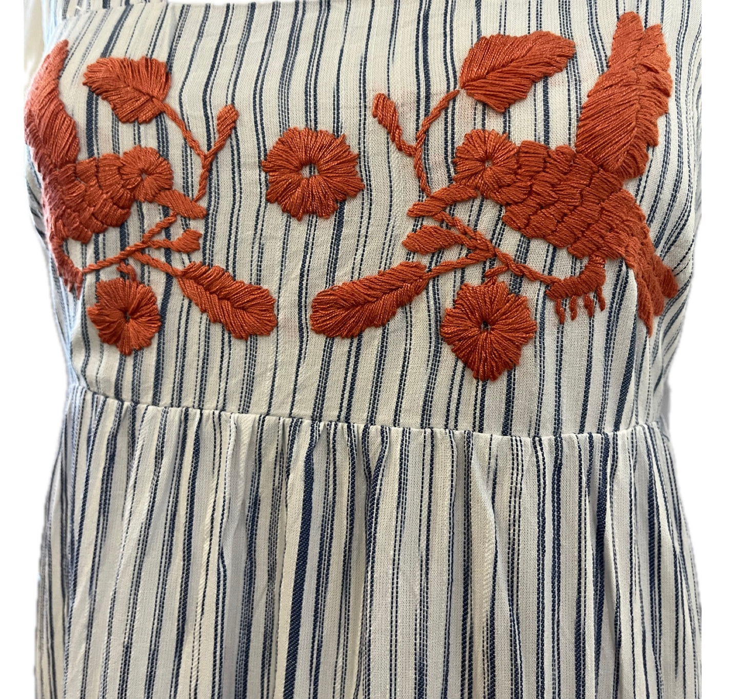 Tiered Maxi Dress with Embroidery