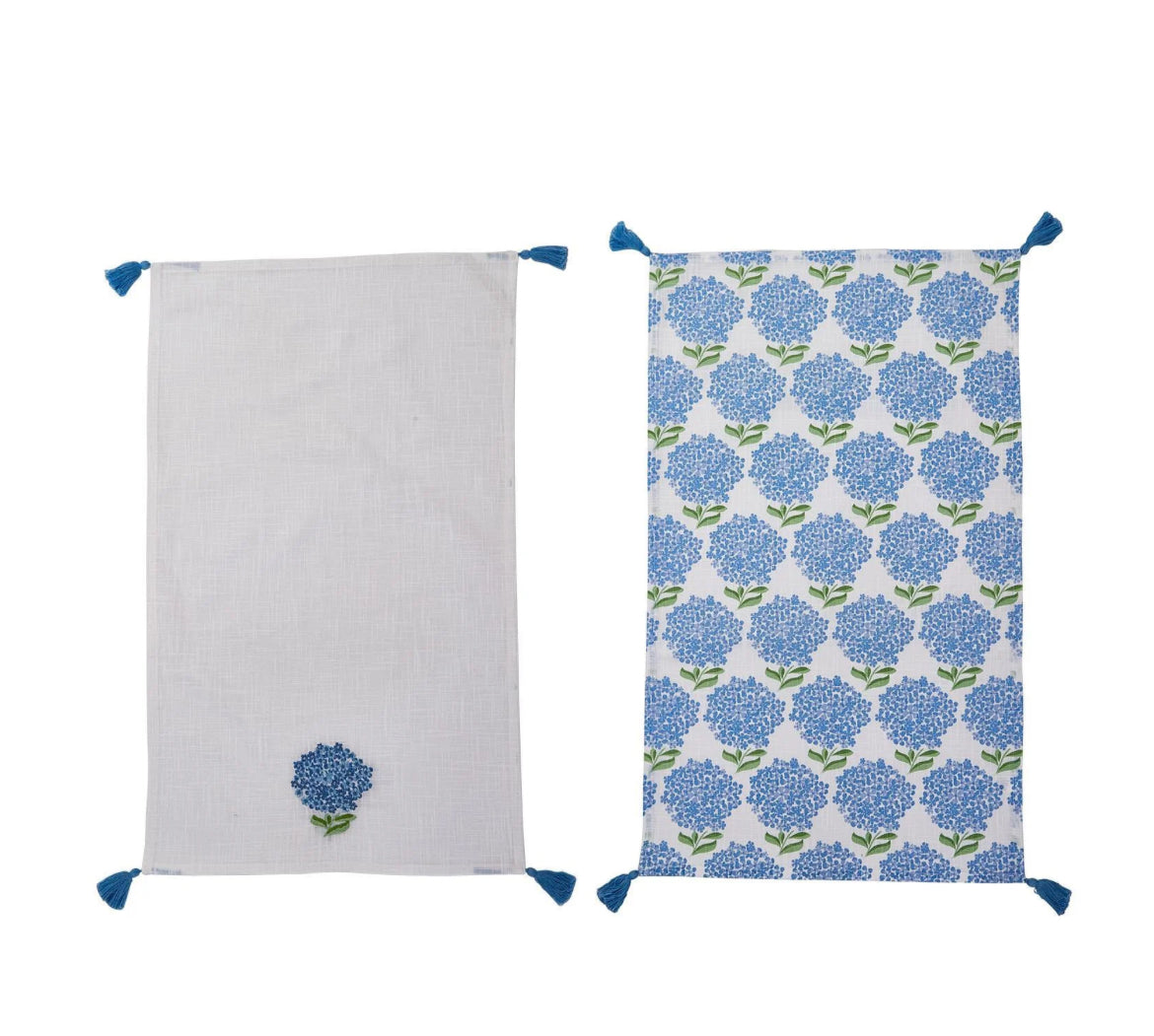Hydrangea Dish Towel