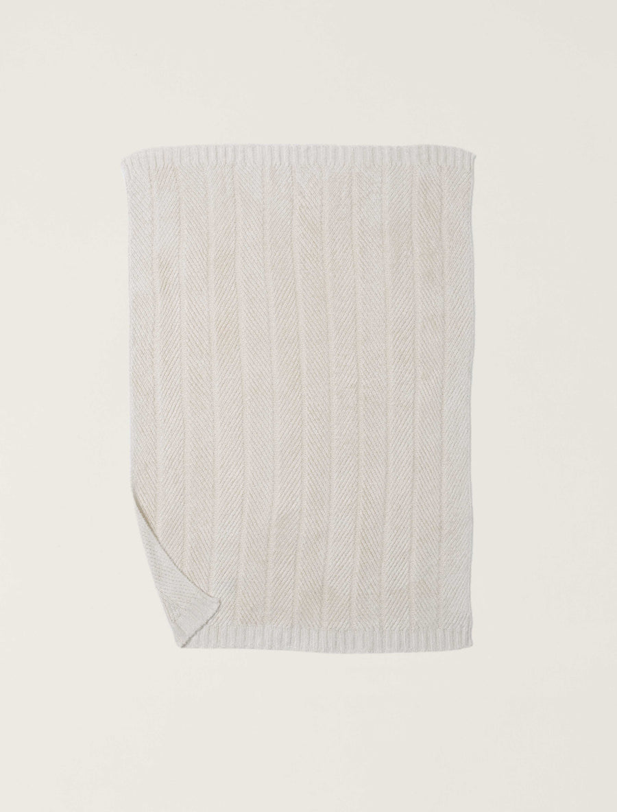 CozyChic Shine Herringbone Blanket-Beach Rock