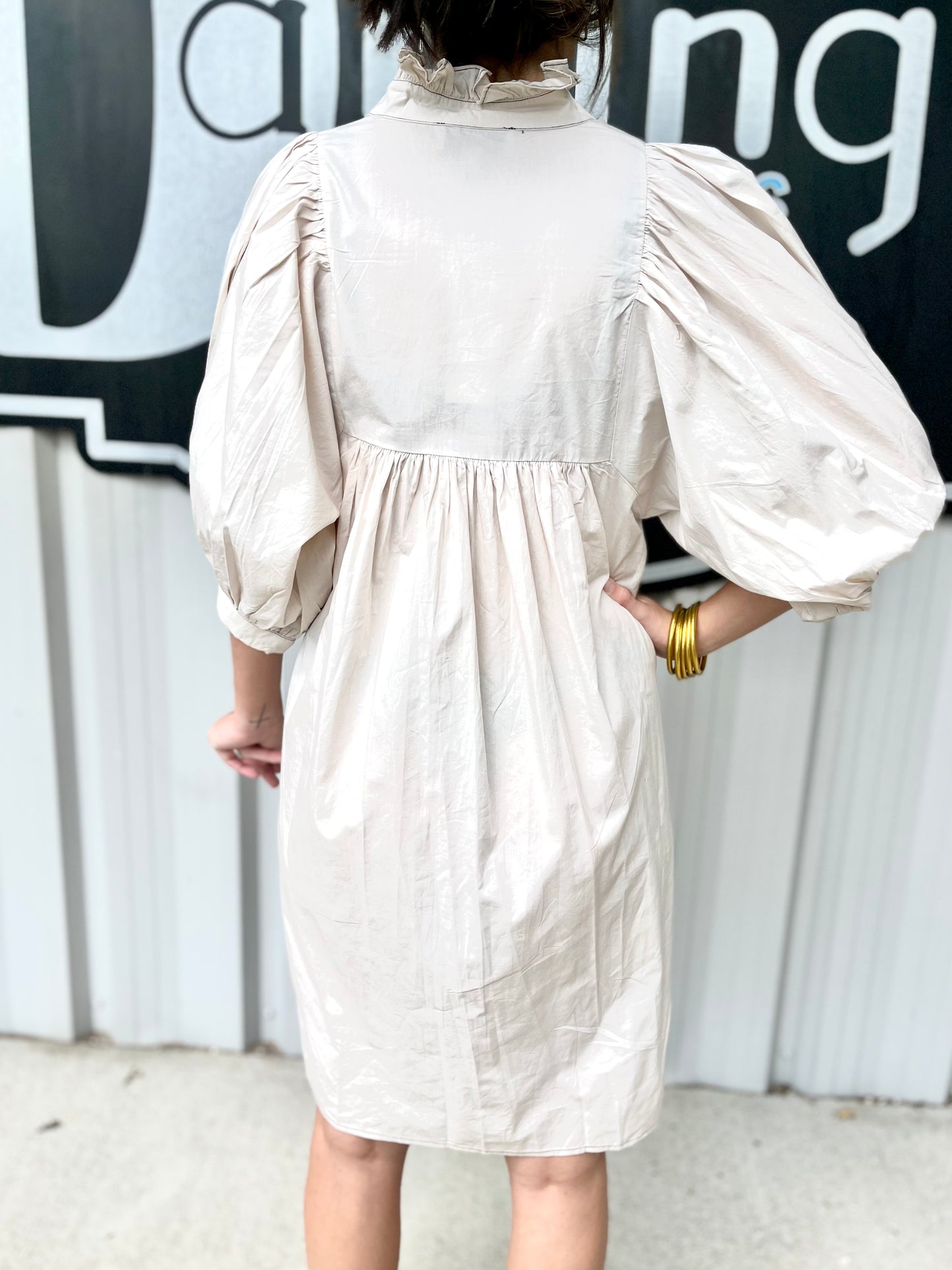 High Neck Dress