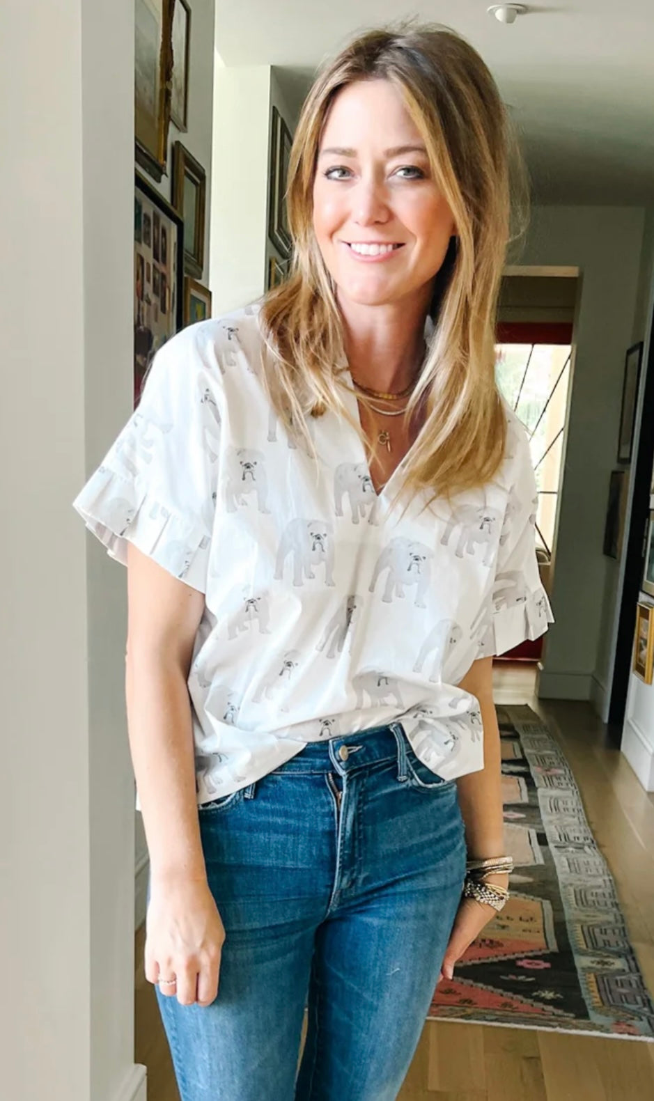 Pleated Kimono - Bulldogs