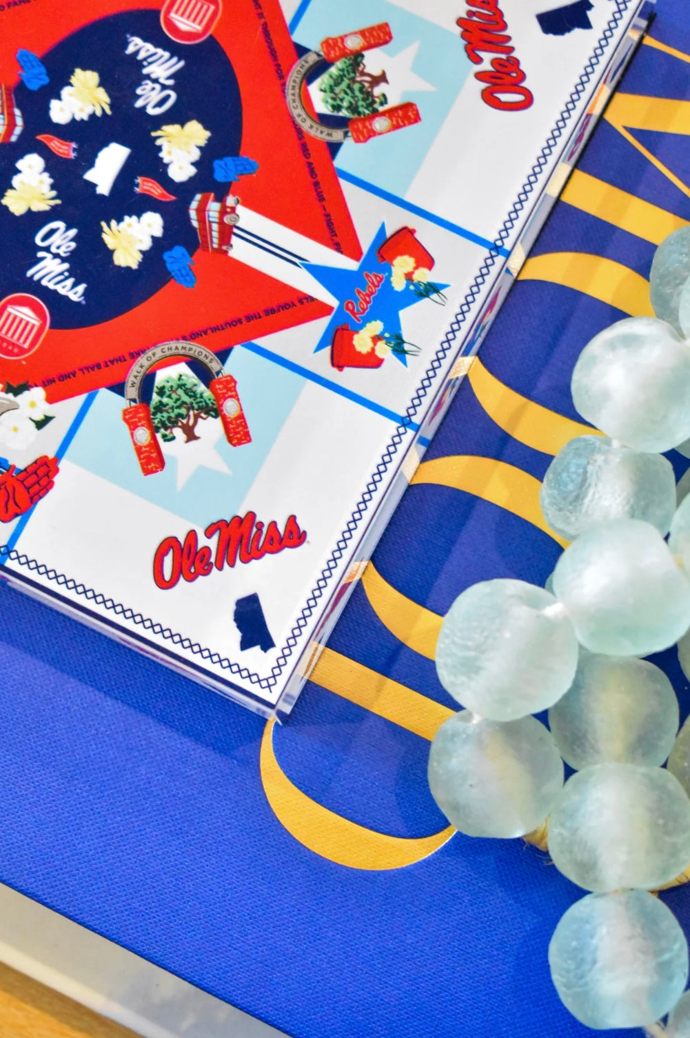 Acrylic Block Scarf Art