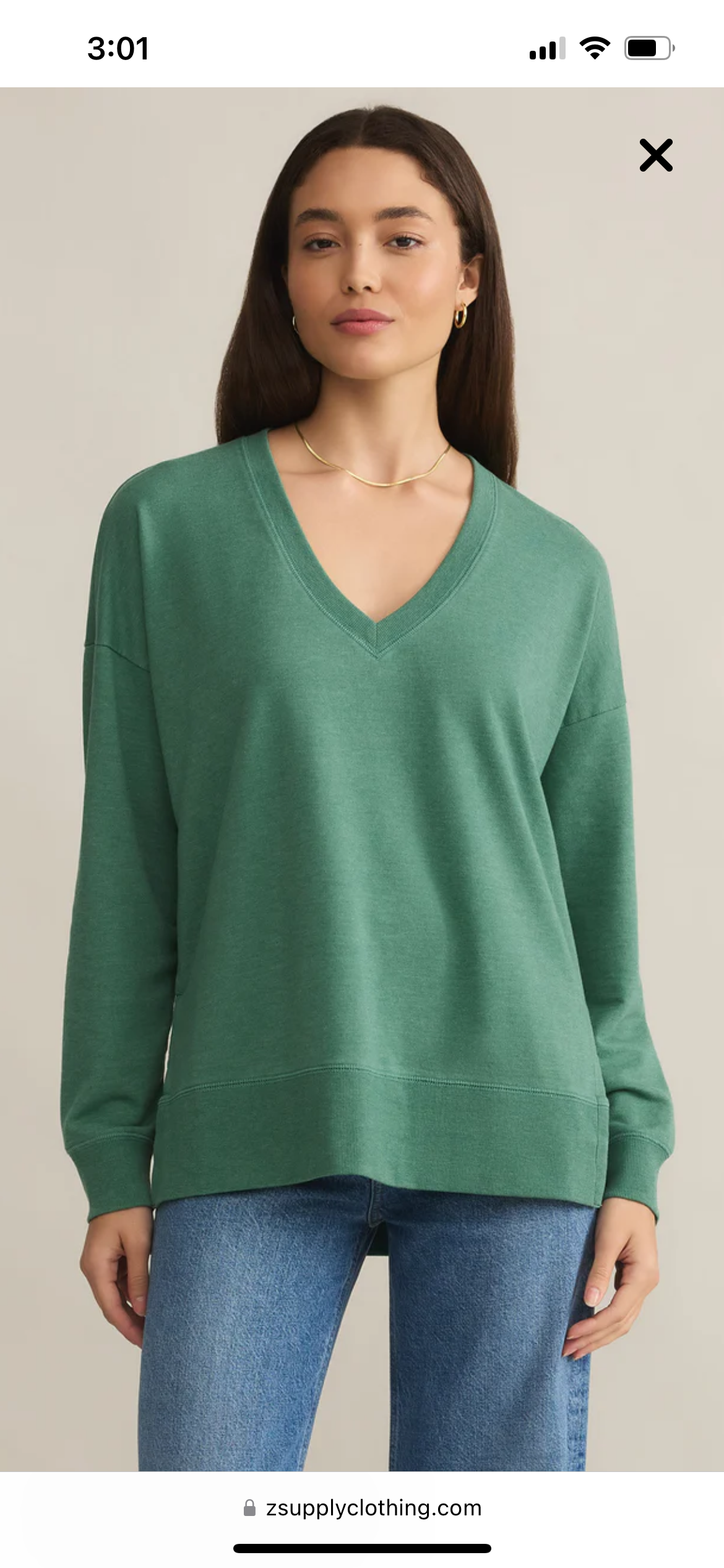 Modern V-Neck Weekender