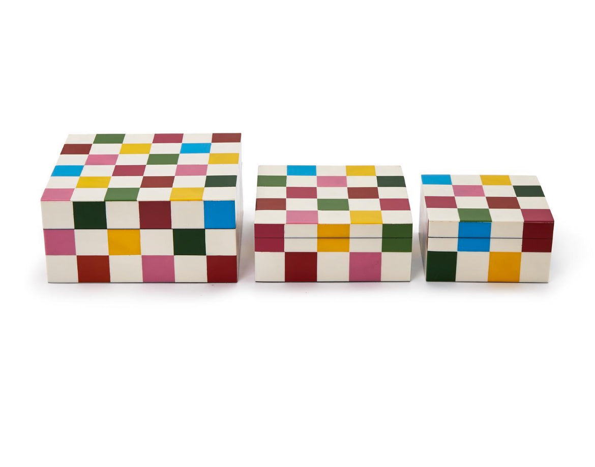 Colorblock Resin Box