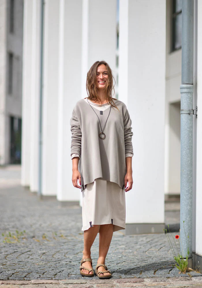Fleece V-Neck-Elephant