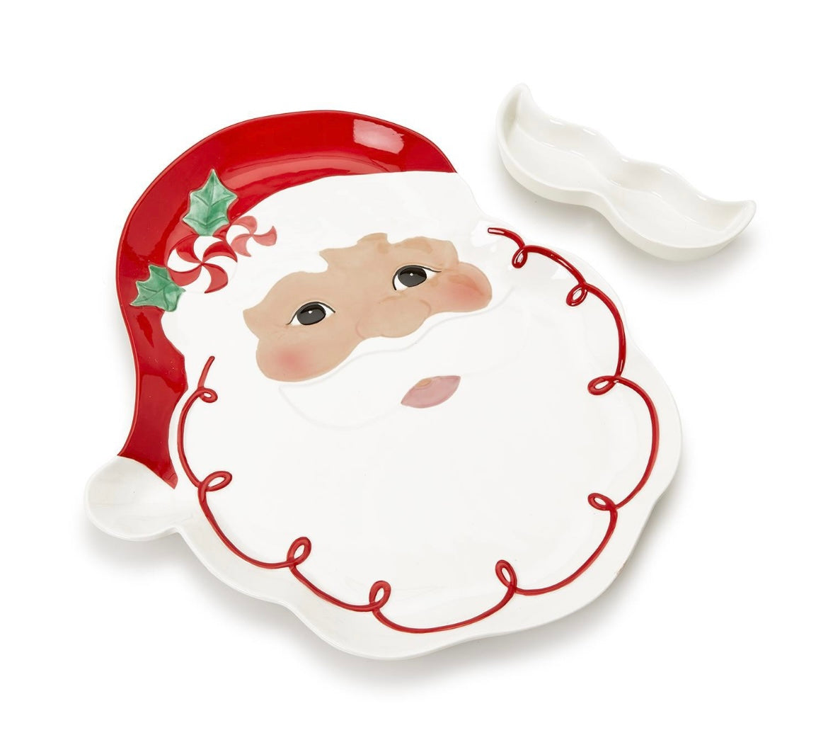 Santa Dip Platter with Bowl Set