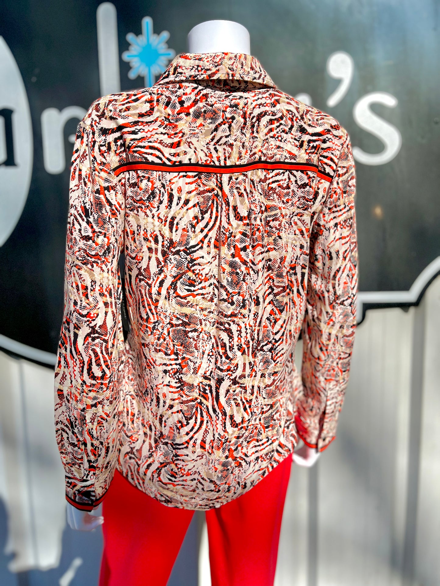 Button Up Top - Abstract Animal