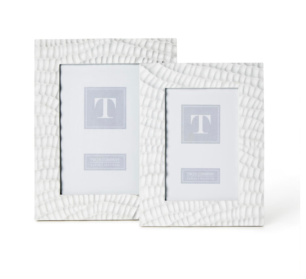 White Coral Reef Photo Frame