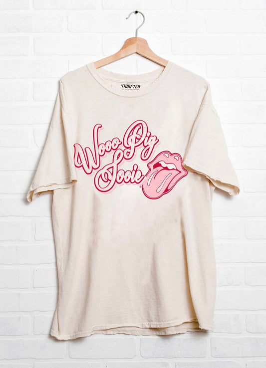 Rolling Stones AR Razorback Tee - Puff Ink Off White