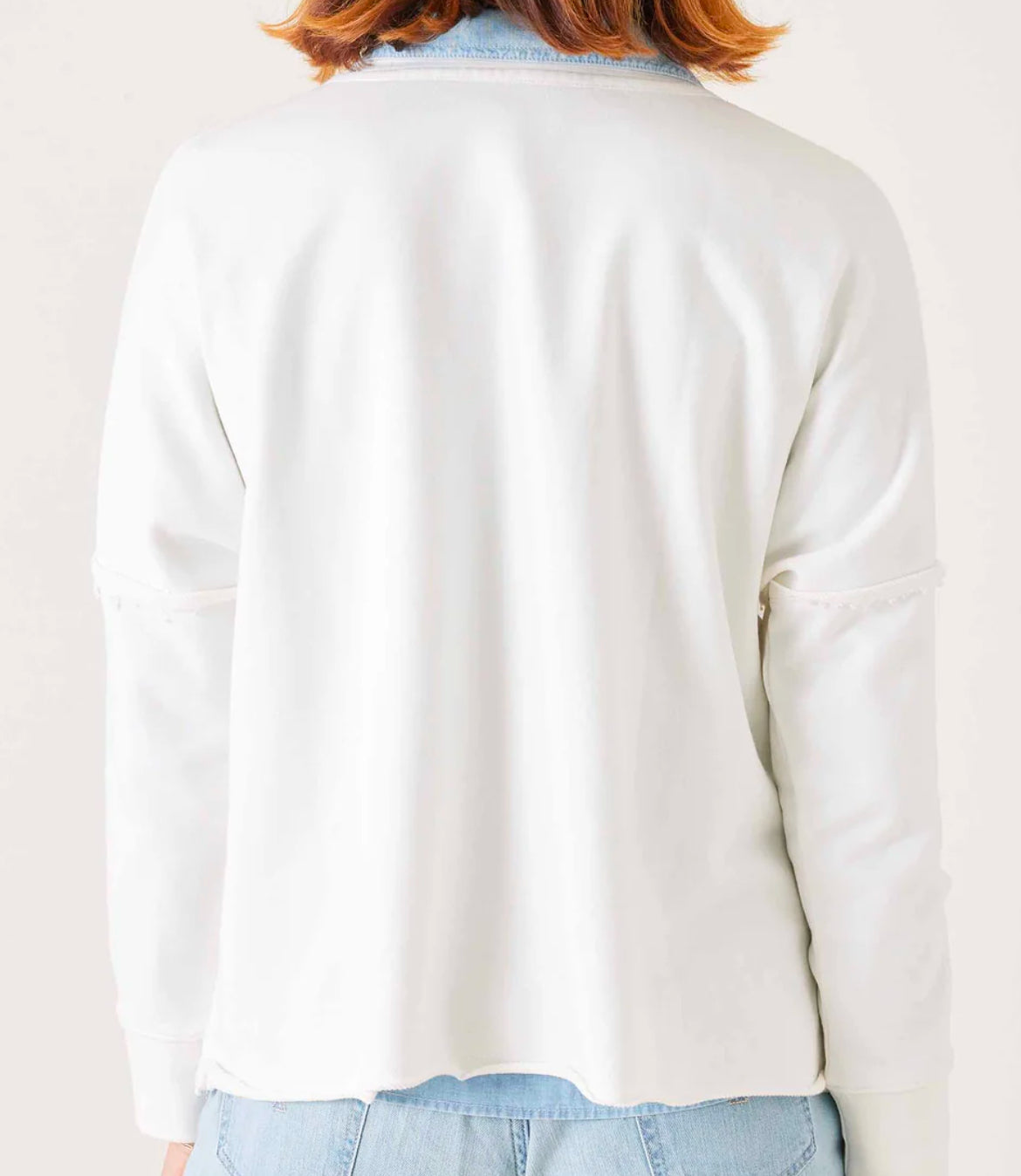 Frenchie RW Edge Crewneck-White