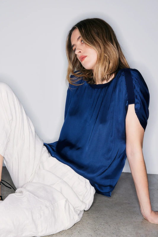 Lima Top - Navy