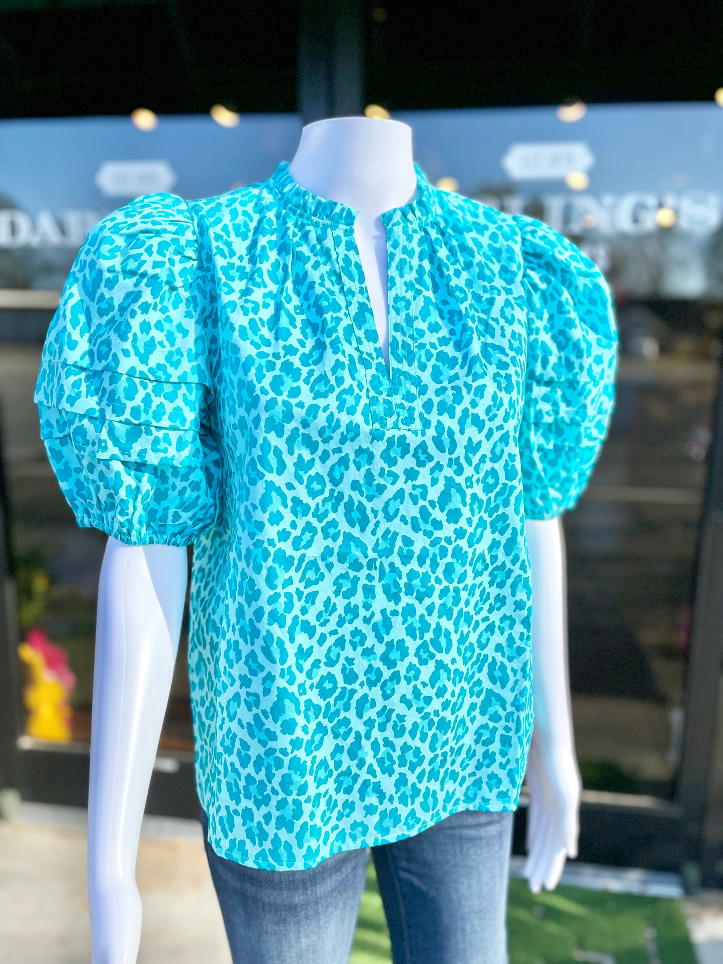 Jenna Cotton Capri - Animal