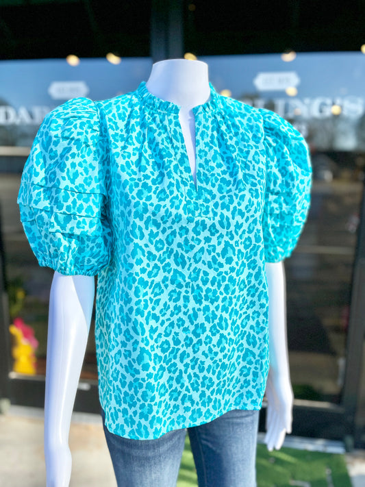 Jenna Cotton Capri - Animal