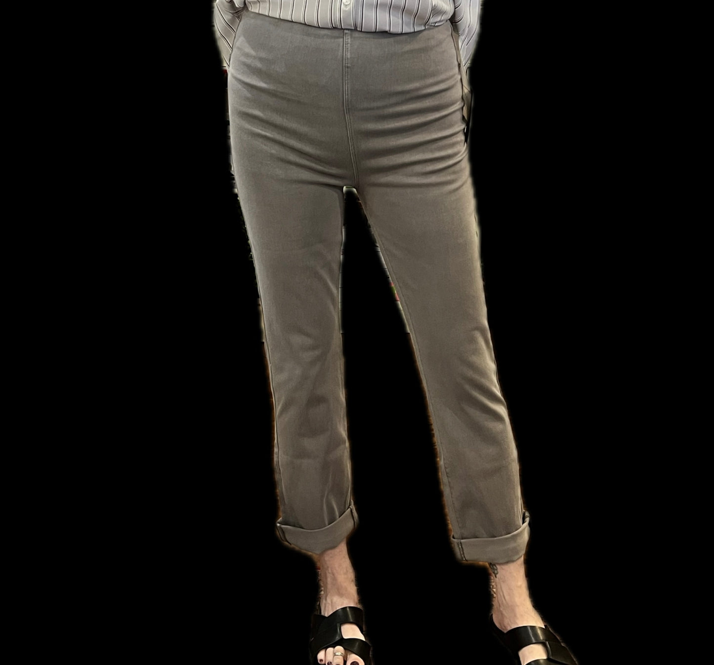 Boyfriend Jean-Antique Wash Dark Grey