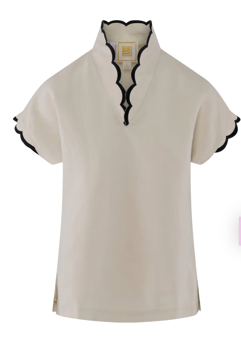 Linen Orchid Top-Birch