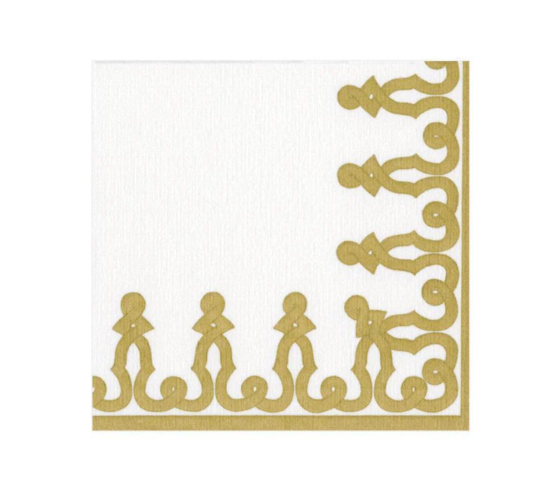 Dessin Passementerie Paper Linen Cocktail Napkins