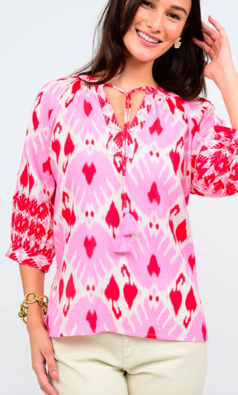 Ikat Your Heart Top