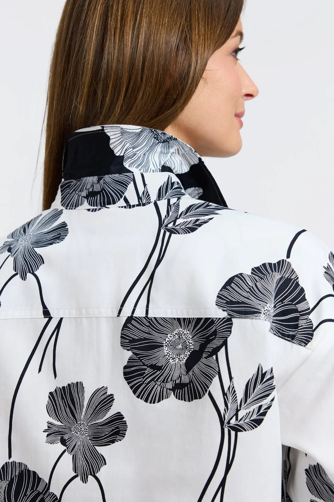 Marina Long Sleeve Short Poppy Top