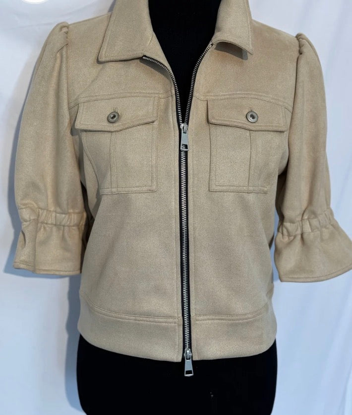 Zip Up Jacket - Tobacco